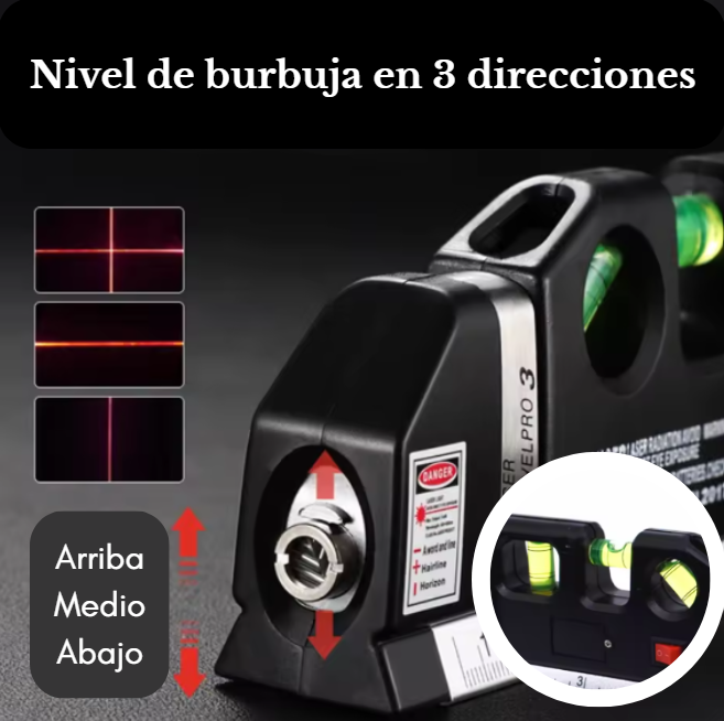NIVEL LÁSER MULTIFUNCIÓN | PRÁCTICA HERRAMIENTA PARA ARREGLAR TU HOGAR