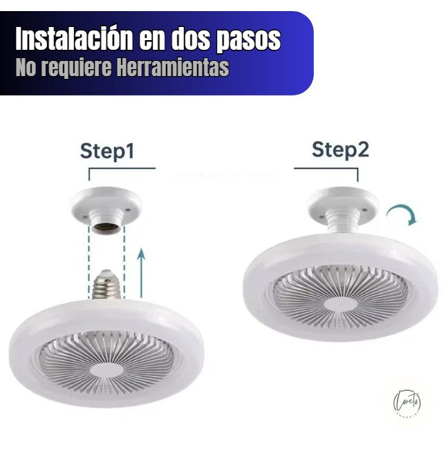 VENTILADOR CON LUZ LED FRESHLIGHT | Tu casa más agradable, fresca y bien iluminada