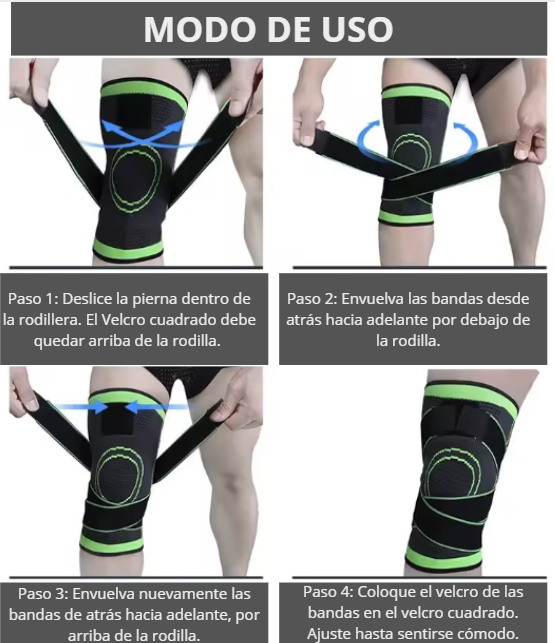 RODILLERA DE COMPRESIÓN DEPORTIVA (OFERTA 2X1)