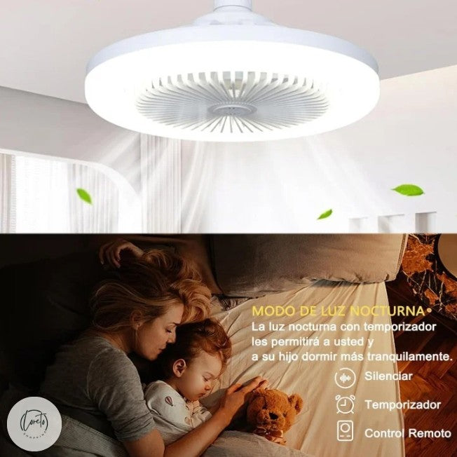 VENTILADOR CON LUZ LED FRESHLIGHT | Tu casa más agradable, fresca y bien iluminada