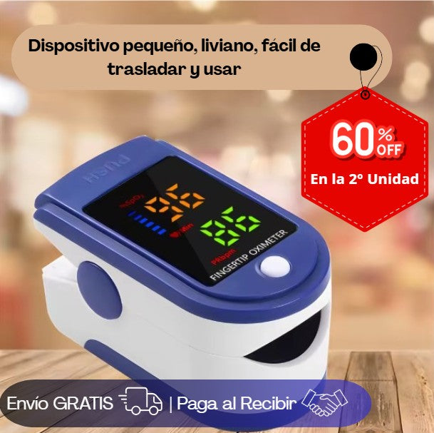 SATURÓMETRO | MIDE TU SALUD CON SOLO UN DEDO - EN 10 SEGUNDOS