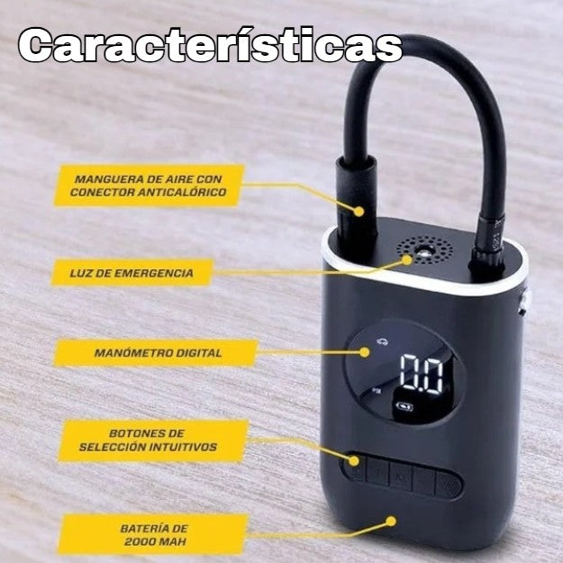 INFLADOR-COMPRESOR MULTIPROPÓSITO SOLUXPRO | Rapidez y seguridad a tu alcance