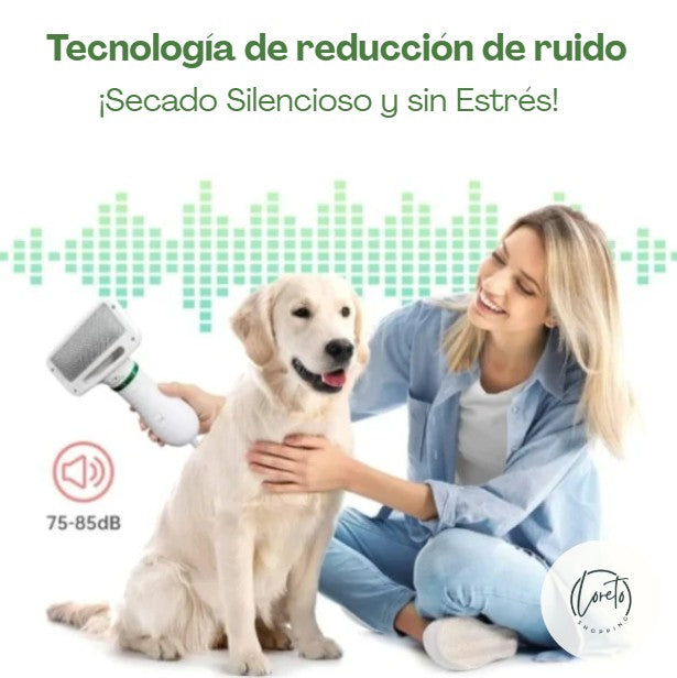 CEPILLO SECADOR PETDRY 2 EN 1 | Cuida y regalonea a tu mascota como se merece