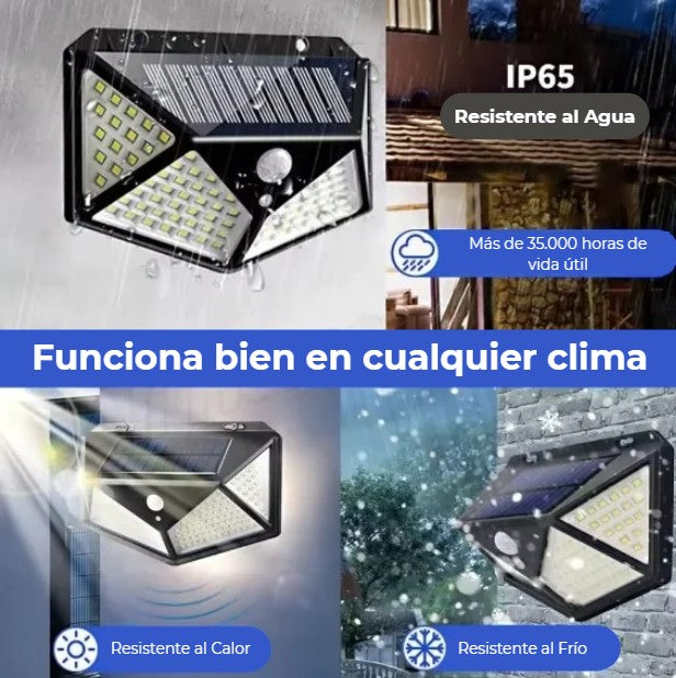 ⭐ FOCO 100LED SMART CON SENSOR DE MOVIMIENTO | Protege tu hogar sin pagar demás