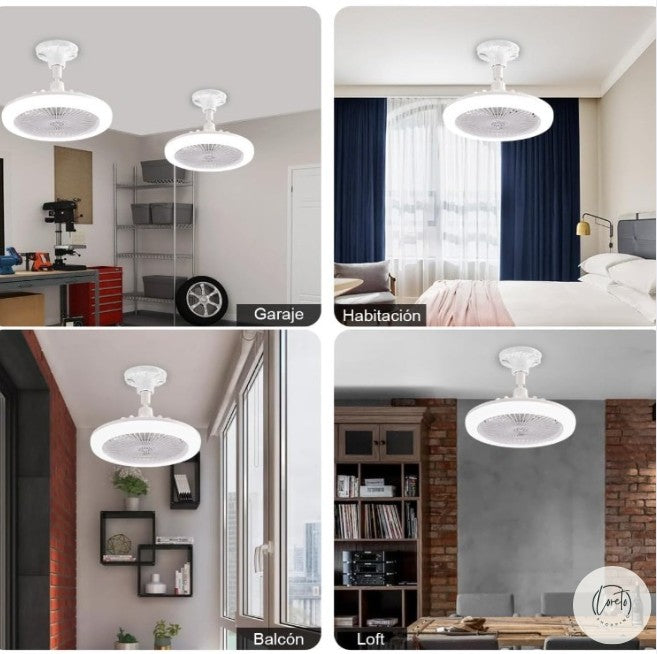 VENTILADOR CON LUZ LED FRESHLIGHT |  Tu casa más agradable, fresca y bien iluminada