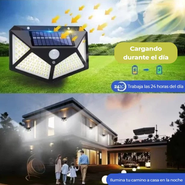 ⭐ FOCO 100LED SMART CON SENSOR DE MOVIMIENTO | Protege tu hogar sin pagar demás