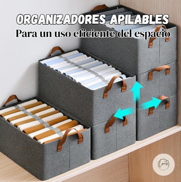 PACK 3 ORGANIZADOR PLEGABLE MULTIFUNCIONAL | Disfruta del orden en tus espacios (llevas 3 + 1 de regalo)