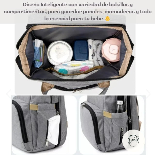 MOCHILA BABYCOMFORT | Todo lo que el bebé necesita al alcance de una mochila