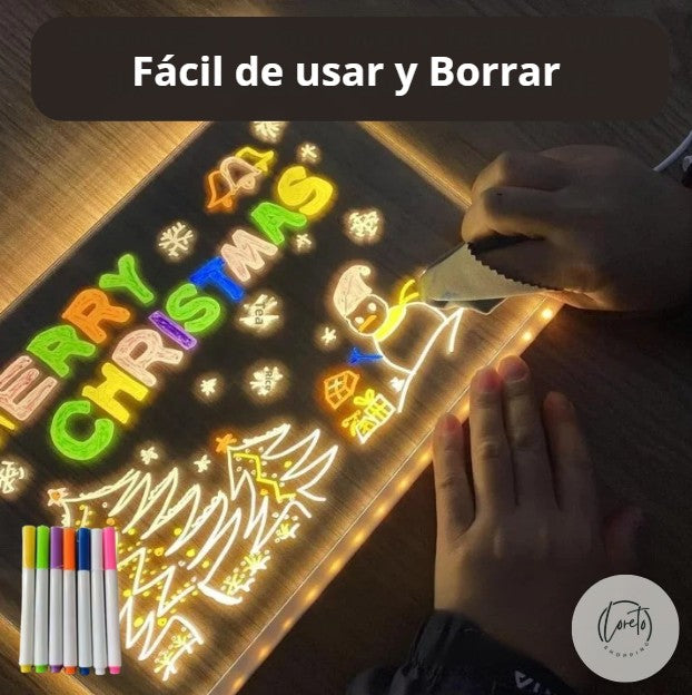 PIZARRA MAGICFUN LED | Más que dibujos, es tiempo de calidad