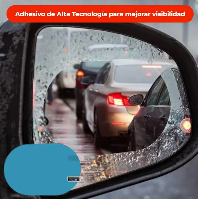 LÁMINA IMPERMEABLE PARA ESPEJOS RETROVISORES | MEJORA LA VISIBILIDAD Y CONDUCE SEGURO