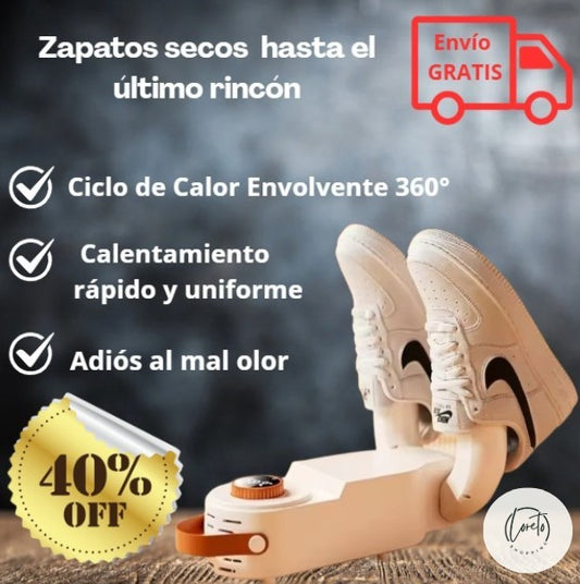 SECADOR ELÉCTRICO DE ZAPATOS UV PRO | PROTEGE TU SALUD Y CALZADO EN MINUTOS