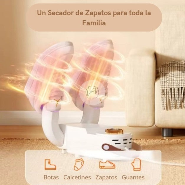 SECADOR ELÉCTRICO DE ZAPATOS UV PRO | PROTEGE TU SALUD Y CALZADO EN MINUTOS